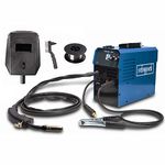 Scheppach Welding Machine WSE4000-Multi | 120A | 4-in-1 | MIG, MMA, TIG, Cored Wire 0.8 mm Process | MIG Burner 2 m Hose Package | 2 Welding Nozzles 0.6 & 0.8 mm | Pressure Regulator + Pressure Gauge