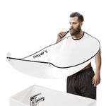 Hayer's Premium Hair Catcher Beard Bib Apron for Men | Waterproof Nonstick Grooming Cloth with 4 Suction Cups | Perfect Dad Gifts and Mens Birthday Gift Ideas | hair cut cape, beard shaving catcher.