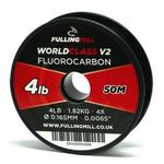 FULLING MILL FLUOROCARBON V2 WORLD CLASS TIPPET - LEADER 50M SPOOL (8lb - 0.252mm - 50m)