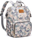 Limhoo Diaper Bag Backpack for Men Dad, Waterproof Large Canvas Camo Nappy Bags, Baby Care Bag (Light Camo)