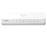 D-LINK DES-1008C 8-Port 10/100 Desktop Switch (White)