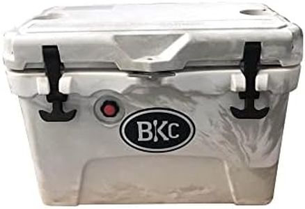 BKC 20L Gray Camo Rotomolded Insulated Cooler, 3 Day Ice Cooler, Ice Chest Great for Fishing, Boating, BBQ, Camping, Pincnic, and Other Outdoor Activities