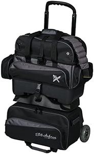 Strikeforce Konvoy 4-Ball Roller Bowling Bag Black/Carbon