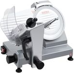 Meat Slicer,210w High Power Pure Copper Motor,Meat Cutter Equipped with Detachable Blades with A Diameter of 220mm,Cutting Thickness 0-12mm,Suitable for Household and Commercial Food Slicers