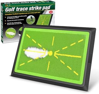 JIMITOP Golf Swing Mat,Extra Replaceable Golf Practice Mat 17"x12" | Advanced Guides and Rubber Backing for Home/Indoor/Outdoor