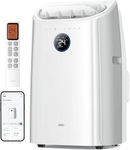 DREO 12000 BTU Portable Air Conditioner, 3-in-1 Cool/Fan/Dry Quiet AC Unit for Bedroom/Office, Smart App/Voice/Remote Control, Drainage-Free, Universal Window Kit, 3.6L/H Dehumidification, AC516S