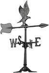 Whitehall Products 68 Accent Eagle Weathervane, 24-Inch, Black