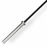 LEEWAY OSTIN Olympic Barbell Bar 7.2 feet| Weight Bar 2200mm, 20kg Gym Bar for Heavy Weight Lifting Training Gym Fitness Workout| Weightlifting, Powerlifting, CrossFit| Gym Home Exercises rod Bar 28mm, Chrome & Black