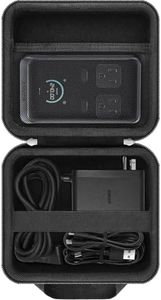 co2CREA Hard Protective Case for Anker Prime 240W 8-in-1 Charging Station/Anker Prime 160W 14-Port Docking Station, Organizer Bag for Adapter and Other Accessories (Case Only)