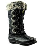 sole london LADIES WATER RESISTANT MUCKER THERMAL WOMENS WINTER WELLINGTONS FUR SNOW BOOTS