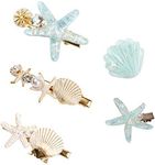 Shell Pearl Starfish Hair Clip Set 