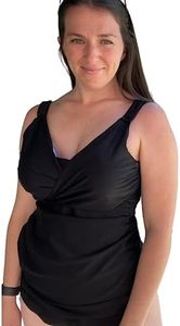 Sarah Wells Hands Free Pumping and Nursing Swim Top (as1, Alpha, 3X_l, Plus, Regular, Black)