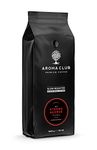 Aroma Club Dark Roast Coffee Beans 1KG – Strong George – Whole Bean Coffee – Slow Roasted – Brazilian Coffee – Award Winning Espresso Blend – Suitable for All Coffee Machines