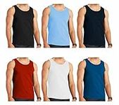 COSHAL® 3 Mens Cotton Vests Tank Tops Sleeveless Undershirts, Breathable, Slim Fit, Summer Top Vest Everyday Athletic wear, Comfortable Men Dry-Fit Workout Men Shirts Assorted (XL)