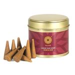 NUHR HOME Incense Cones Rose & Oud Luxury Oud / 20 Strong Scented Cones/Bakhoor alternative/Lasting Fragrance Aroma Natural Authentic Agarwood for Aromatherapy, Meditation & Stress Relief Refreshing