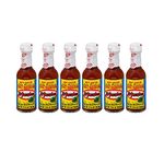 El Yucateco Chile Habanero Hot Sauce Red, 4 OZ (Pack of 6)