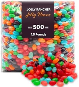 Fruity Jelly Beans – 1.5 lb Bulk Candy (Approx. 500 Pieces) – Assorted Fruit Flavors – Great for Easter, Party Favors, Baking, and Candy Buffets