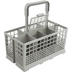 Dishwasher Silverware Cutlery Basket (24 x 13.5 x 12 cm) for utensils Compatible with most brands