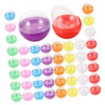 FUNOMOCYA 50pcs Pong Balls Toys Gumball Machines Small Containers Packing Ball Pingpong Claw Machine Bulk