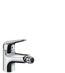 hansgrohe Novus HB7HL 71142000 Single Lever Bidet Mixer 70 with Pop-Up Waste Chrome Fittings Silver