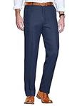 Chums | Men's | Formal Elasticated Trousers | Comfort Fit Pants | Smart Trousers for Men | Navy