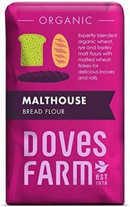 Doves Farm Malthouse Bread Flour 1kg (Pack of 5)