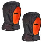 Ergodyne N-Ferno 6867 Winter Hard Hat Liner, Insulated, Fleece Lined, Shoulder Length, 2-Pack,Black