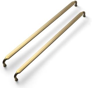 Goo-Ki 6 Pack 12-3/5 Inch (320mm) Hole Center Cabinet Pulls Brass Bronze Zinc Alloy Kitchen Drawer Pulls Drawer Handles 2202-KFGT-320