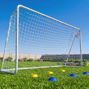 Mersco 12x6 FT Metal Soccer Goal for Backyard, New Version