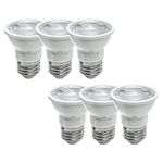 RS PAR16 LED Bulbs, Dimmable, 6W, 450LM, 5000K Day Light LED Flood Lights (50W Halogen Bulb Equivalent), LED Spotlight Bulbs, Recessed Lighting, E26 Screw Base(Pack of 6, 5000K, Day Light)