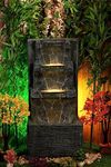 Wall Back Water Fountain for Indoor and Outdoor by Plumsville, Outdoor Water Fountain, Water Fountain, Large Water Fountain, Water Fountain for Garden, Home Decor Water Fountain