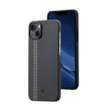 PITAKA Magnetic Case for iPhone 14 Plus, Slim & Light iPhone 14 Plus Case 6.7-inch with a Case-Less Touch Feeling, 600D Aramid Fiber Made [Fusion Weaving MagEZ Case 3 - Rhapsody]