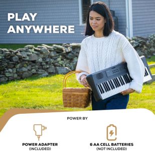 Alesis Melody 61-Key Keyboard Piano – Portable Digital Instrument