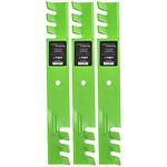 8TEN LawnRAZOR Mower Blade Set for Toro TimeCutter Z 52 inch Deck 106-0626 27-0990 44-5480 56-2390 92-7961 (Toothed Mulching)