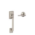 Schlage Century Front Entry Handle Latitude Interior Lever (Satin Nickel) FE285 CEN 619 LAT