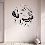 Gadgets Wrap Golden Retriever Wall Decal Vinyl Cute Animal Removable pet Dog Art Decor Removable Vinyl Nursery Kids Room Wall Sticker