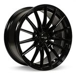 RTX R-Spec FF15 Alloy Wheel Rim Gloss Black Size 18x8 Inch, Bolt Pattern 5x114.3,Offset 40, Center Bore 73.1 Center Caps Included, Lug Nuts NOT included (priced individually)