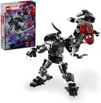 LEGO Marvel Venom Mech Armor vs. Miles Morales, Posable Action for Kids, Marvel Building Set with Minifigures, Travel Toy, Super Hero Battle Gift for Boys and Girls Aged 6 and Up, 76276