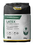 Everbuild 710 Febflor Flexiplus Latex Self-Levelling Compound – Added Latex Powder – Cement-Based – Internal Use – Fast Setting – Grey – 20kg Bag