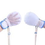 dangjuacua 2Pcs, Elderly Restraint Gloves-Alzheimer's Products,Anti-Scratch Anti-Extubation Restraint Gloves,Finger Separation Design, Thick Sponge Filling, Good Helper for Patients and Caregivers