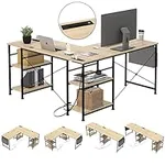 Tbfit L Shaped Desk with Storage Sh