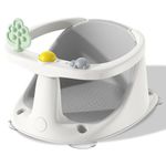 Baby Bath Seat for Babies 6 Months & Up, Non-Slip with Suction Cups, Safe & Comfortable Infant Bath Seat for Bathtub, Grey