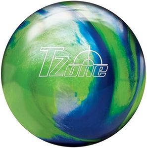 Brunswick Tzone Ocean Reef Bowling Ball Tzone Ocean Reef Bowling Ball, Green/Blue/Silver, 8 lb