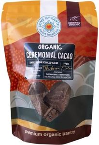 Love My Earth Organic Ceremonial Cacao 225g Premium Organic Cacao Powder for Hot Chocolate Smoothies Baking Wellness Drinks and Daily Rituals