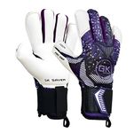 GK Saver Football Goalkeeper Gloves MODESTY P04 HYBRID PRO Professional Hybrid Cut Goalie Gloves Size 6 to 11 Removable Savefingers Gloves (No Save Finger, 6)