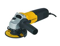 STANLEY STGS6100-IN Angle Grinder Suitable For Medium Duty Applications, 600W, 100mm, 1 Year Warranty (Yellow & Black).