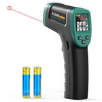 ERICKHILL Infrared Thermometer -50℃~800℃ Adjustable Emissivity Non-Contact Laser Thermometer Gun LCD Backlit Digital Display -Compact Size for Vehicle Repair/Cooking/BBQ/Freezer/Food, Dark Green