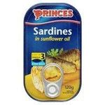 Princes Sardines in Sunflower Oil 12 x 120g