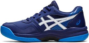 ASICS Kid's GEL-GAME 8 Grade School Tennis Shoes, 3.5, DIVE BLUE/WHITE