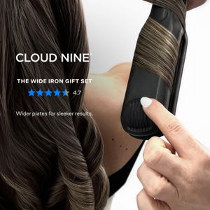 Cloud Nine Wide Hair Straightener – Professional Ceramic Iron